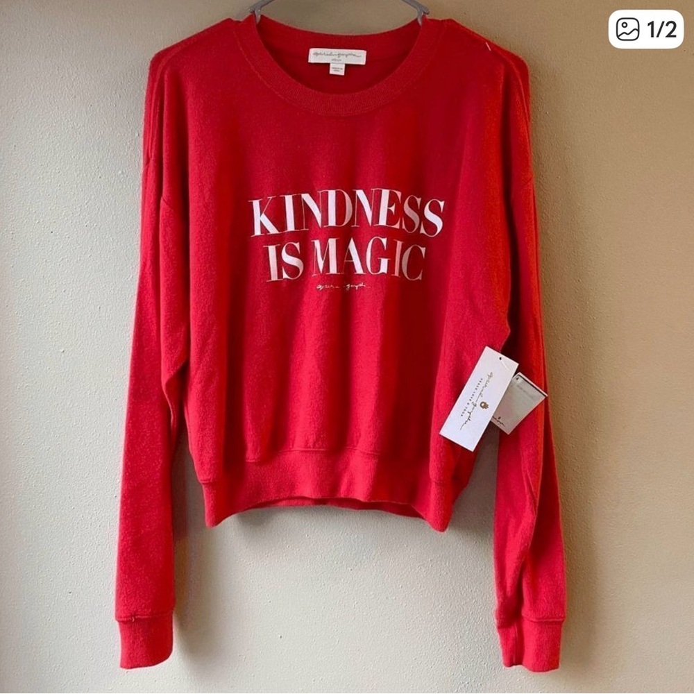 Spiritual Gangster Kindness Malibu Crew Neck Size Medium